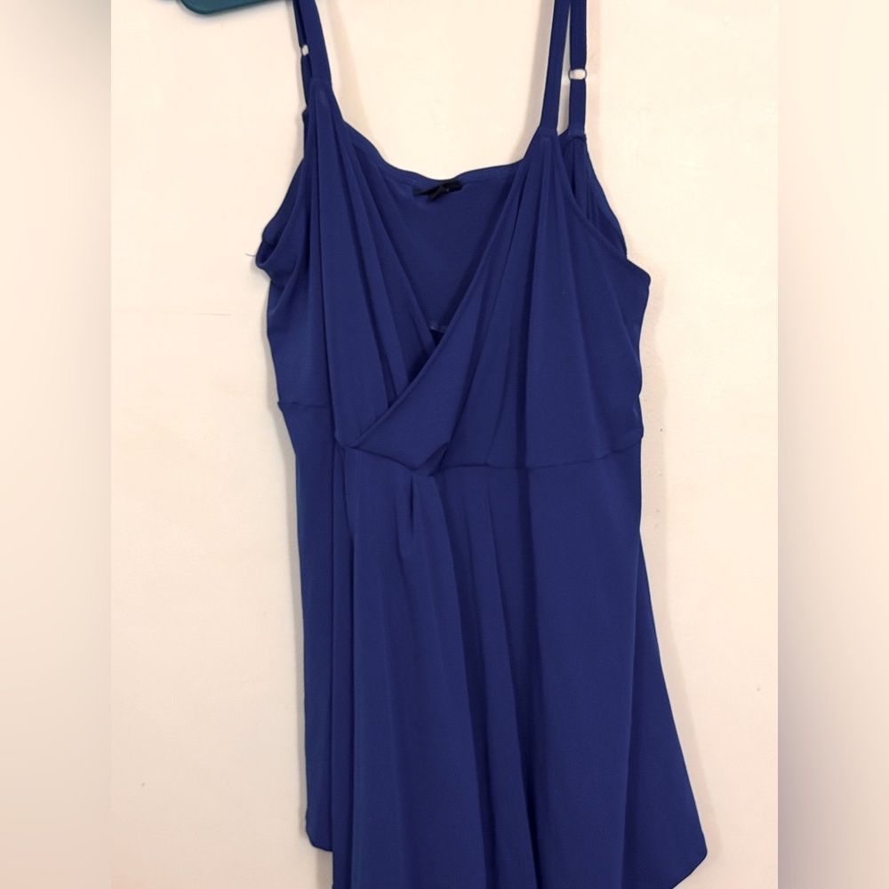 Torrid size 4 babydoll style blue cami.